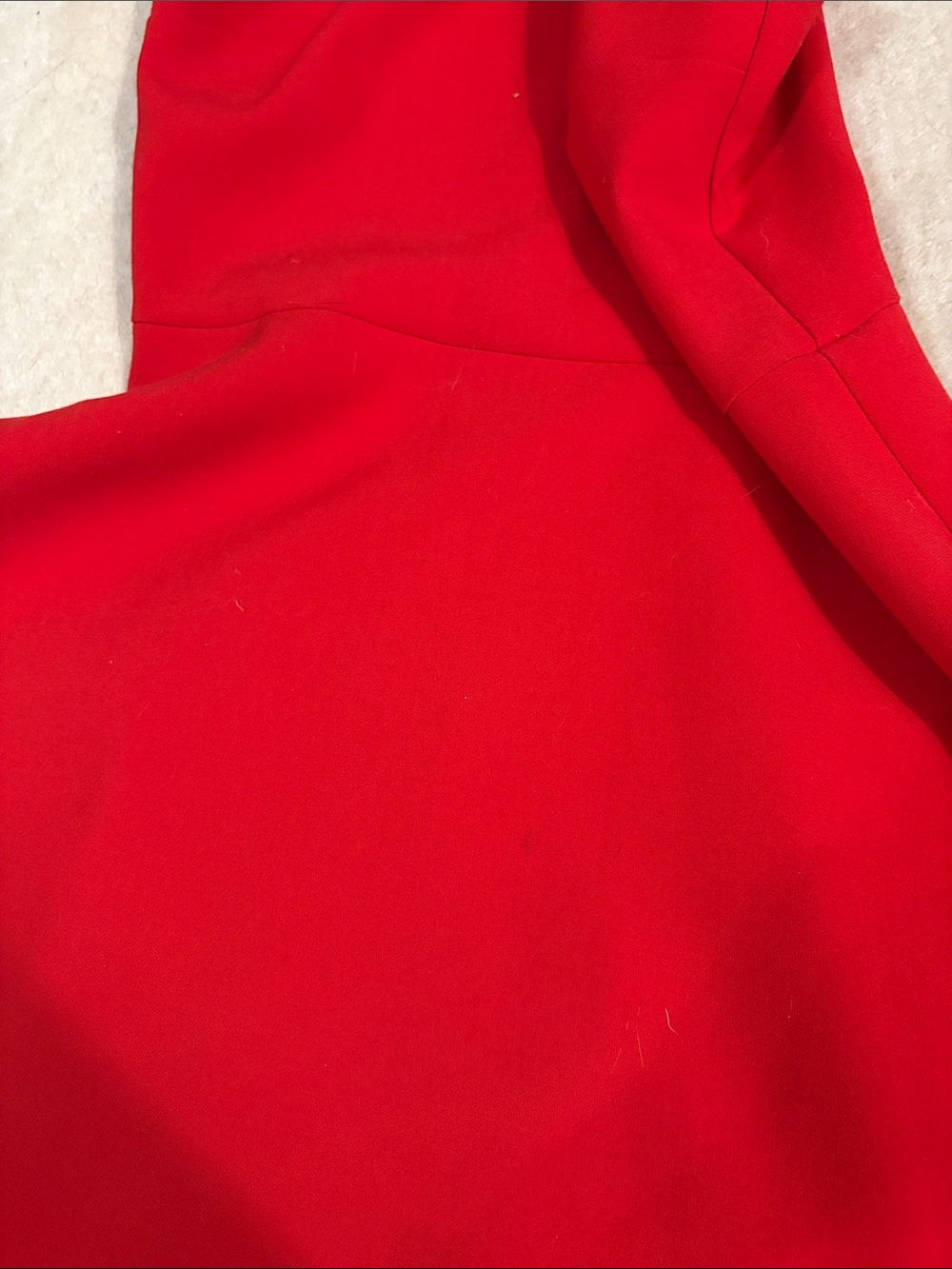 Lively Red Halter Fit-and-Flare Mini Dress - Picture 4 of 4